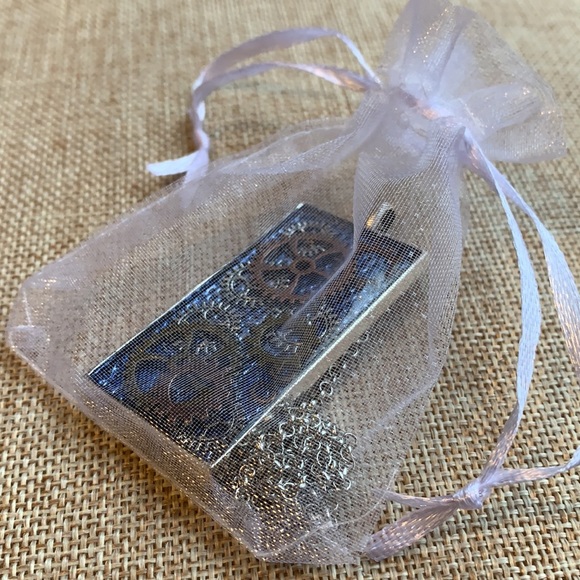 Gears layered Necklace New One of a kind - Picture 10 of 10